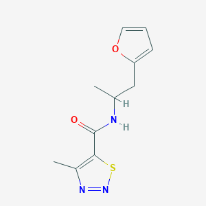 N-(1-(furan-2-yl)propan-2-yl)-4-methyl-1,2,3-thiadiazole-5-carboxamide