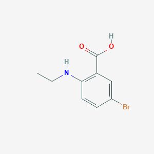 molecular formula C9H10BrNO2 B2822695 5-Bromo-2-(ethylamino)benzoic acid CAS No. 82762-56-9