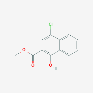 molecular formula C12H9ClO3 B2822697 Methyl 4-chloro-1-hydroxy-2-naphthoate CAS No. 135241-08-6