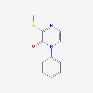 3-(Methylsulfanyl)-1-phenyl-1,2-dihydropyrazin-2-one