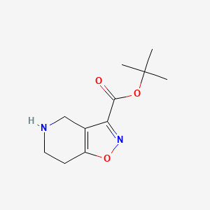 Tert-butyl 4,5,6,7-tetrahydro-[1,2]oxazolo[4,5-c]pyridine-3-carboxylate