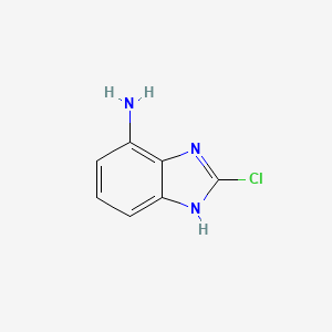 B2822717 2-chloro-1H-benzo[d]imidazol-4-amine CAS No. 1378078-31-9