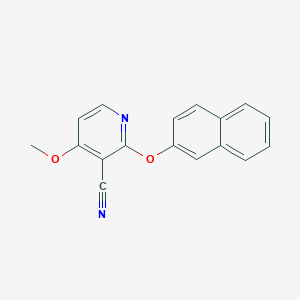 4-Methoxy-2-(2-naphthyloxy)nicotinonitrile