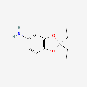 2,2-diethyl-2H-1,3-benzodioxol-5-amine