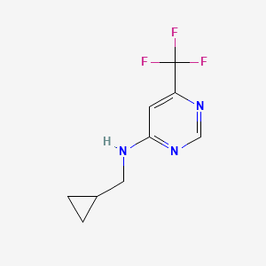 N-(cyclopropylmethyl)-6-(trifluoromethyl)pyrimidin-4-amine