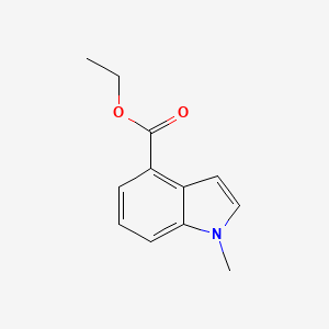 molecular formula C12H13NO2 B2822761 Ethyl 1-methyl-1H-indole-4-carboxylate CAS No. 1093258-02-6
