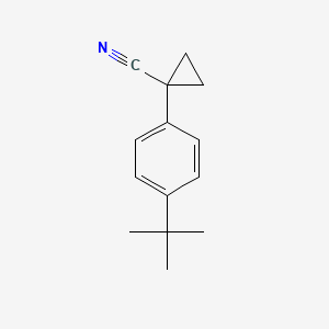 1-[4-(tert-Butyl)phenyl]cyclopropanecarbonitrile