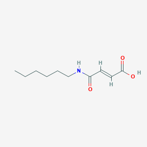 molecular formula C10H17NO3 B2822790 (E)-4-(hexylamino)-4-oxobut-2-enoic acid CAS No. 100581-93-9