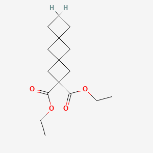 2,2-Diethyl dispiro[3.1.3^{6}.1^{4}]decane-2,2-dicarboxylate