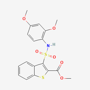 Methyl 3-[(2,4-dimethoxyphenyl)sulfamoyl]-1-benzothiophene-2-carboxylate