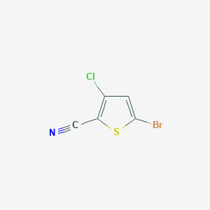 5-Bromo-3-chlorothiophene-2-carbonitrile