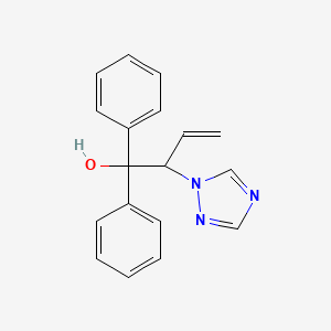 1,1-Diphenyl-2-(1H-1,2,4-triazol-1-yl)but-3-en-1-ol