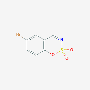 1,2,3-Benzoxathiazine, 6-bromo-, 2,2-dioxide