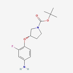 (S)-tert-Butyl 3-(4-amino-2-fluorophenoxy)pyrrolidine-1-carboxylate