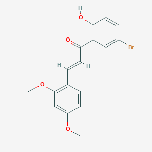 (2E)-1-(5-bromo-2-hydroxyphenyl)-3-(2,4-dimethoxyphenyl)prop-2-en-1-one