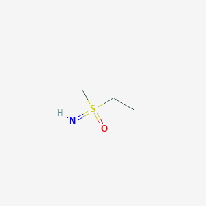 molecular formula C3H9NOS B2822922 Ethyl(imino)methyl-lamda(6)-sulfanone CAS No. 35362-83-5