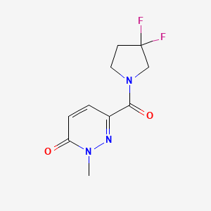 6-(3,3-difluoropyrrolidine-1-carbonyl)-2-methylpyridazin-3(2H)-one