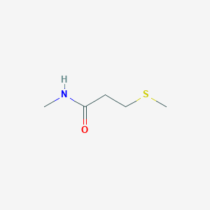 molecular formula C5H11NOS B2823013 N-methyl-3-methylsulfanylpropanamide CAS No. 70961-62-5