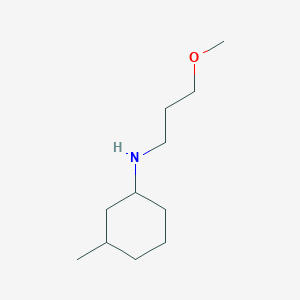 molecular formula C11H23NO B2823030 N-(3-methoxypropyl)-3-methylcyclohexan-1-amine CAS No. 55611-91-1