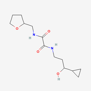 N1-(3-cyclopropyl-3-hydroxypropyl)-N2-((tetrahydrofuran-2-yl)methyl)oxalamide