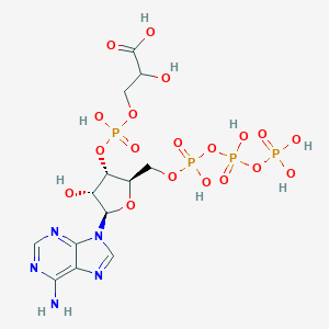 molecular formula C13H21N5O19P4 B028231 Oligophosphoglycerol-ATP CAS No. 101968-93-8