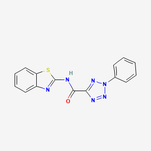 N-(benzo[d]thiazol-2-yl)-2-phenyl-2H-tetrazole-5-carboxamide
