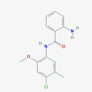 2-amino-N-(4-chloro-2-methoxy-5-methylphenyl)benzamide