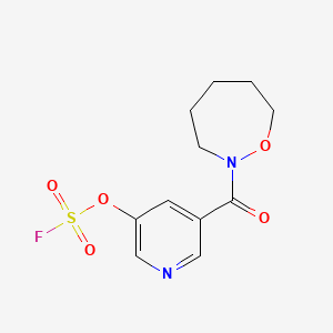 2-(5-Fluorosulfonyloxypyridine-3-carbonyl)oxazepane