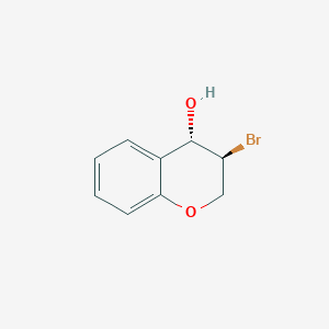 molecular formula C9H9BrO2 B2823280 rac-(3R,4R)-3-bromo-3,4-dihydro-2H-1-benzopyran-4-ol CAS No. 1820580-17-3; 28619-76-3