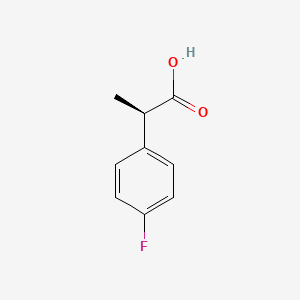 molecular formula C9H9FO2 B2823301 (2R)-2-(4-fluorophenyl)propanoic acid CAS No. 150360-26-2
