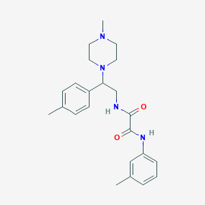 N1-(2-(4-methylpiperazin-1-yl)-2-(p-tolyl)ethyl)-N2-(m-tolyl)oxalamide