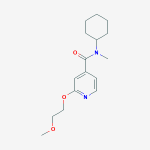 N-cyclohexyl-2-(2-methoxyethoxy)-N-methylisonicotinamide