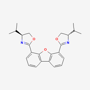 4,6-Bis[(S)-4-isopropyl-2-oxazoline-2-yl]dibenzofuran