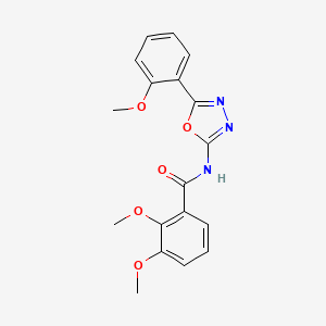 2,3-dimethoxy-N-(5-(2-methoxyphenyl)-1,3,4-oxadiazol-2-yl)benzamide