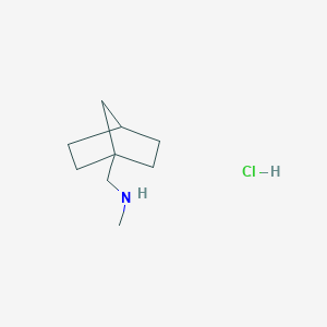 1-(1-Bicyclo[2.2.1]heptanyl)-N-methylmethanamine;hydrochloride