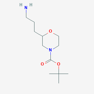 Tert-butyl 2-(3-aminopropyl)morpholine-4-carboxylate