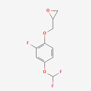 2-[[4-(Difluoromethoxy)-2-fluorophenoxy]methyl]oxirane