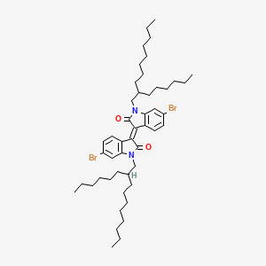 molecular formula C48H72Br2N2O2 B2823459 6,6'-Dibromo-1,1'-bis(2-hexyldecyl)isoindigo CAS No. 1147124-24-0