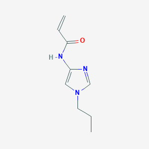 molecular formula C9H13N3O B2823490 N-(1-Propyl-1H-imidazol-4-yl)acrylamide CAS No. 2305386-60-9