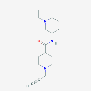 molecular formula C16H27N3O B2823495 N-(1-ethylpiperidin-3-yl)-1-(prop-2-yn-1-yl)piperidine-4-carboxamide CAS No. 1281154-20-8