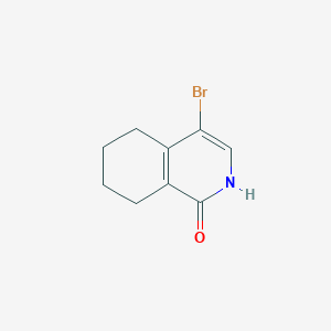 molecular formula C9H10BrNO B2823535 4-Bromo-5,6,7,8-tetrahydroisoquinolin-1(2H)-one CAS No. 860368-23-6