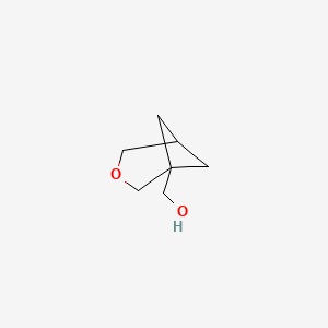 molecular formula C7H12O2 B2823551 3-Oxabicyclo[3.1.1]heptan-1-ylmethanol CAS No. 2567503-14-2