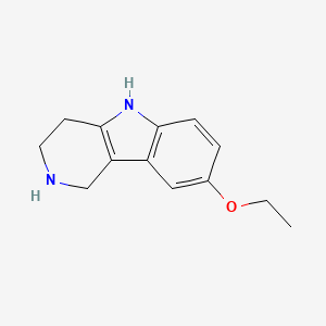 molecular formula C13H16N2O B2823599 8-Ethoxy-2,3,4,5-tetrahydro-1H-pyrido[4,3-b]indole CAS No. 876715-56-9