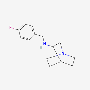 N-(4-Fluorobenzyl)quinuclidin-3-amine