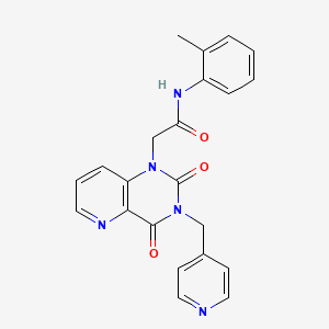 2-(2,4-dioxo-3-(pyridin-4-ylmethyl)-3,4-dihydropyrido[3,2-d]pyrimidin-1(2H)-yl)-N-(o-tolyl)acetamide