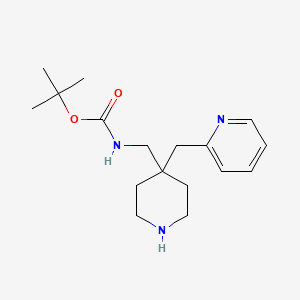 tert-Butyl [4-(pyridin-2-ylmethyl)piperidin-4-yl]methylcarbamate