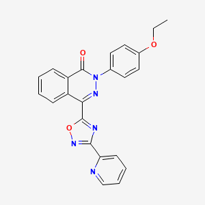 2-(4-ethoxyphenyl)-4-(3-pyridin-2-yl-1,2,4-oxadiazol-5-yl)phthalazin-1(2H)-one