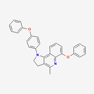 4-Methyl-6-phenoxy-1-(4-phenoxyphenyl)-2,3-dihydropyrrolo[3,2-c]quinoline