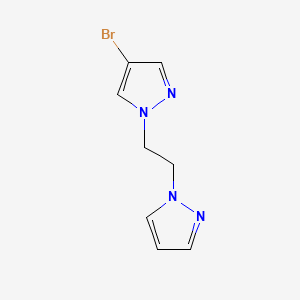 4-Bromo-1-(2-pyrazol-1-ylethyl)pyrazole