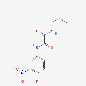 N1-(4-fluoro-3-nitrophenyl)-N2-isobutyloxalamide